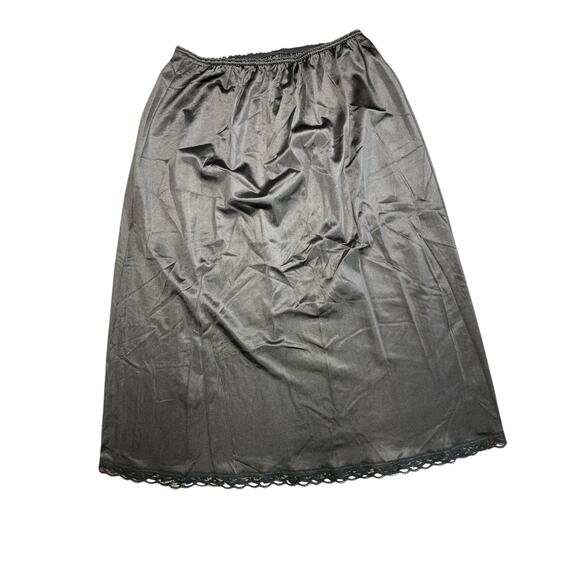 Warner's Perfect Measure Black 100% Nylon Vintage Half Slip - Picture 1 of 6